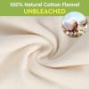 Picture of 4Pcs Organic Cotton Flannel for Castor Oil Pack, 15.5 x 7 in