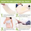 Picture of Castor Oil Pack Wrap with Castor Oil Organic, 4FL.OZ/125ML